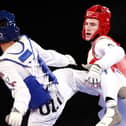 Bradly Sinden won gold at the European Taekwondo Championships. Photo: Maja Hitij/Getty Images