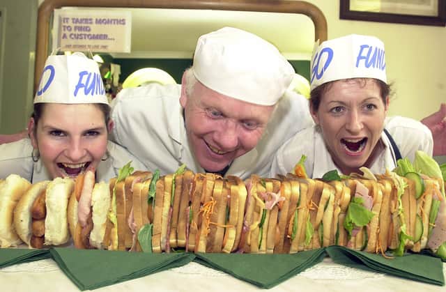 Who can you spot in these retro butty pictures to celebrate National Sandwich Day?