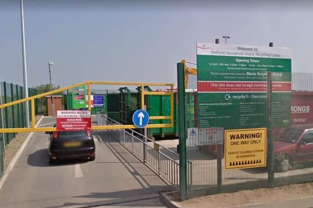 Hatfield Woodhouse Household Waste Recycling Centre