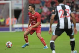 Ben Close in action against Newcastle. Photo: Howard Roe/AHPIX LTD