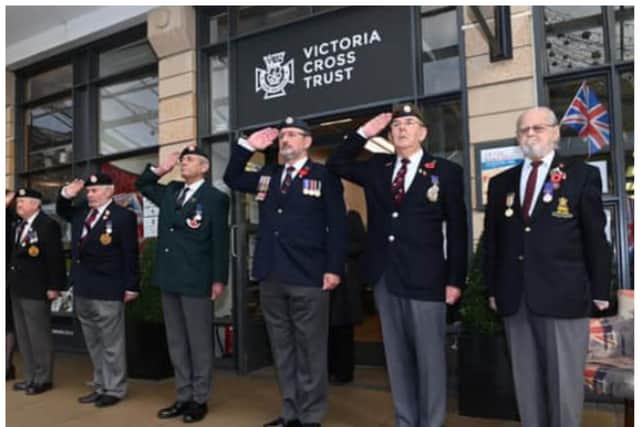 The Victoria Cross Trust charity shop is on the move.