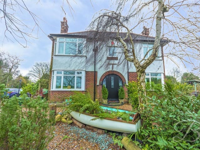 Occupying a striking position on a half-acre plot is this four-bedroom, detached property on Tor Lane, Ollerton, which is for sale at £525,000 with estate agents BuckleyBrown.