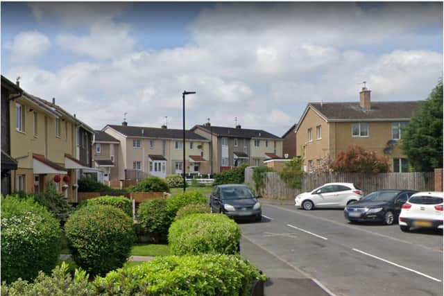 Larch Drive in Armthorpe was sealed off by police.