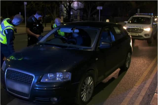 Police stopped a driver in Doncaster town centre and found him to be driving under the influence of cocaine. (Photo: Channel 4).