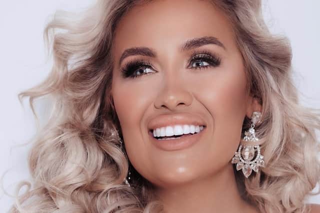 Doncaster’s own pageant queen Emma Garbutt competes for title representing Yorkshire at UK’s National Ms Competition.