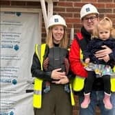 Craig and Lyndsay Aylott were looking to move into a readily available home with their newborn son Seth and two-year-old Maeve.