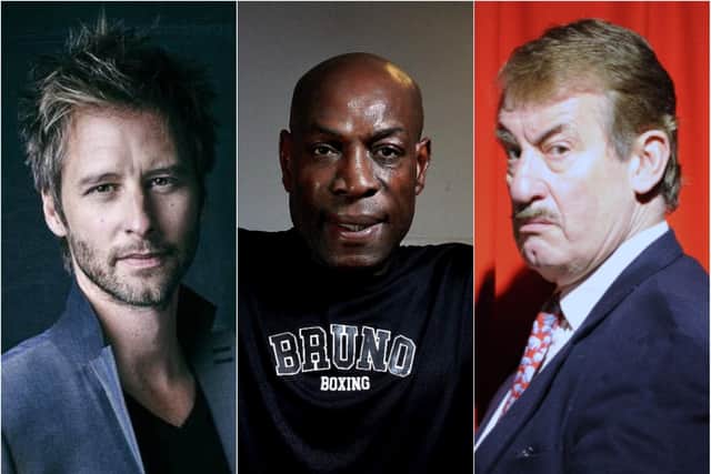 Chesney Hawkes, Frank Bruno and John Challis are all coming to Doncaster.