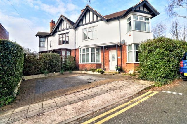 This four bedroom semi-detached house on Shirburn Avenue next to the park is on the market for £220,000. Marketed by Yopa, 01322 584475.