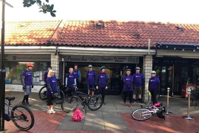 New local charity Research ALK+ve officially launched this weekend with a charity cycle challenge from Sprotbrough to Howden and back again.