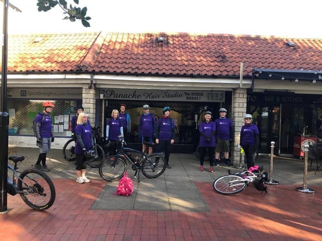 New local charity Research ALK+ve officially launched this weekend with a charity cycle challenge from Sprotbrough to Howden and back again.