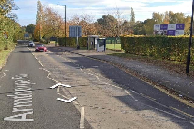 Armthorpe Road near to where the incident took place