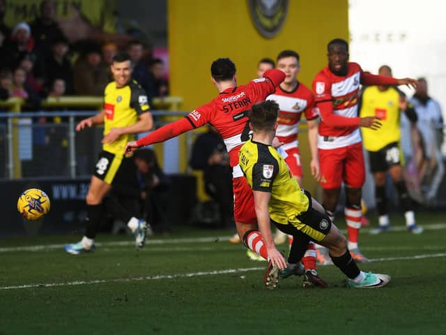 GOAL: Harrogate Town's James Daly makes it 2-1