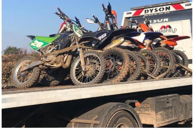 Police are continuing to clampdown on off road bikers across Doncaster.