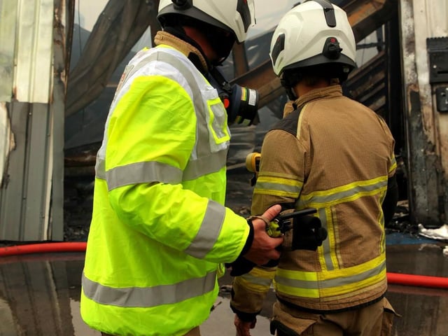 The fire wrecked the premises in Balby.