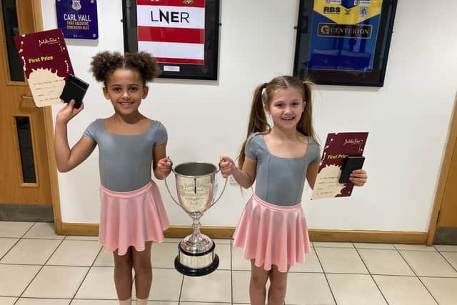 Acted Duologue Under 10 winners Mattea Cooper and Ava Rothwell