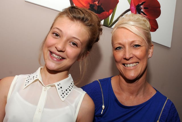 Molly Marsh,  at the age of 11,, with her mum Janet, after being picked for Oliver!. Picture: Andrew Roe