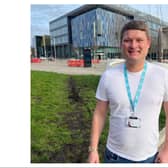 Coun Bloor has called for action over the muddy path outside Doncaster's Civic Offices.