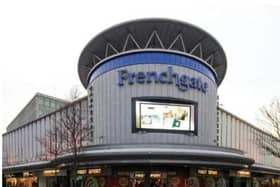 Paramedics raced to the Frenchgate after a man was injured on a fall on an escalator in the Frenchgate centre.