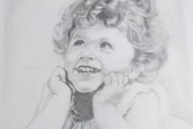 Drawing of The Queen by George Cooper.