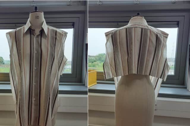 Doncaster College fashion students are making the smocks and passing them on to Flourish Enterprises