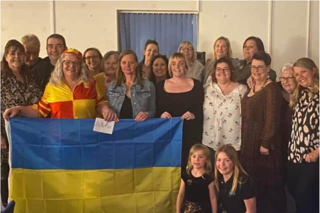 Slimmers held a fundraising night for Ukraine.