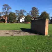 Small brick wall on Town Fields - what is its use?