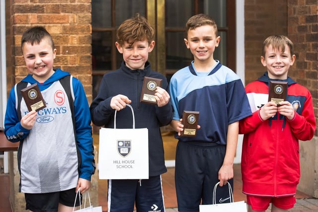 Four of the top five in the U9 boys’ category.
