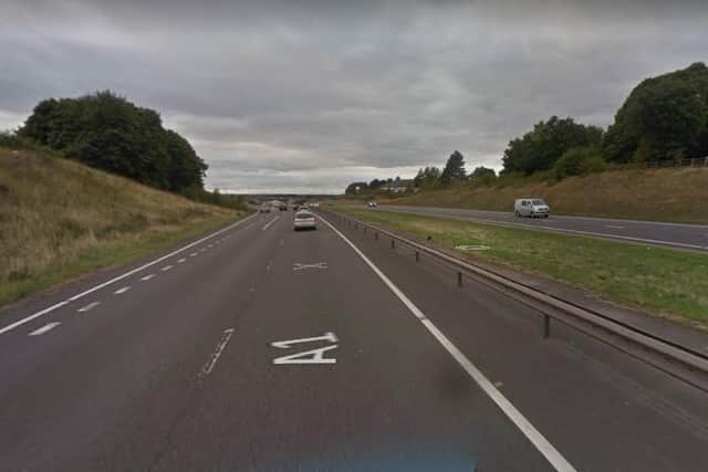 Traffic on the A1 has been bad due to the collision.