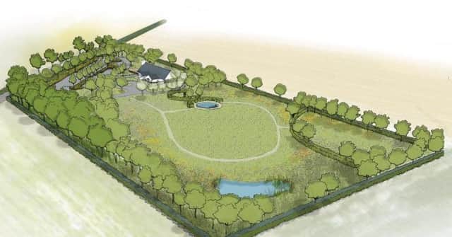 Plans for the crematorium site in Barnby Dun