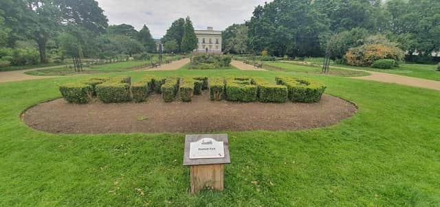 Some of the renovation work at Elmfield Park