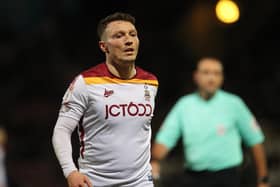 Caolan Lavery in action for Bradford City (photo by Pete Norton/Getty Images).