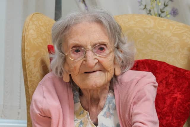 Betty Mullison celebrates her 100th birthday at Thornedene