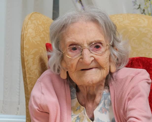 Betty Mullison celebrates her 100th birthday at Thornedene