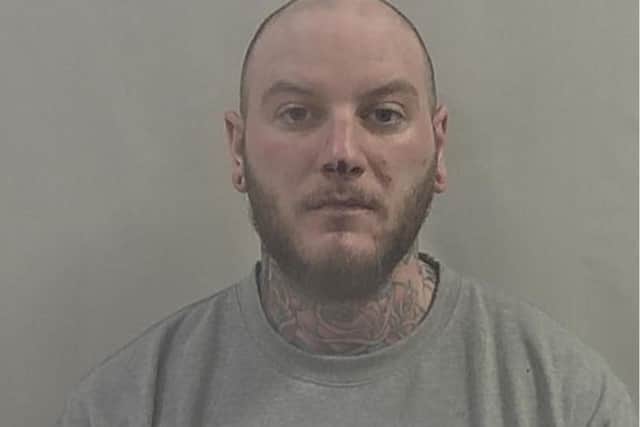Vile thug Jason Holmes has been jailed after an attempted rape at the scene of a motorway crash.