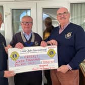Pictured are Mike Childs (Welfare Chairman), Mike Byrne (President) and John Hill, all of Tickhill and District Lions.