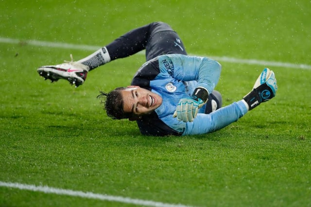 The Brazilian stopper has missed out on City's last few matches, but should be back between the sticks on Wednesday. (Photo by Clive Brunskill/Getty Images)