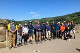 Looking pleased to be on tthis trek