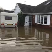 Jeremy Fletcher's home in Fishlake, Doncaster, after it was flooded in 2019. He is writing a play inspired by the experience and featuring verbatim accounts of the disaster from other villagers