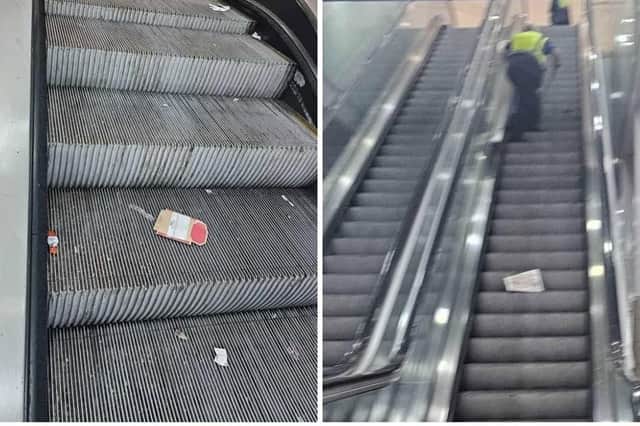 Safety concerns were raised about the state of the escalator last week.