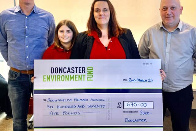 Sunnyfields Primary School was awarded £675 to launch the next phase of its Christmas Tree Farm project