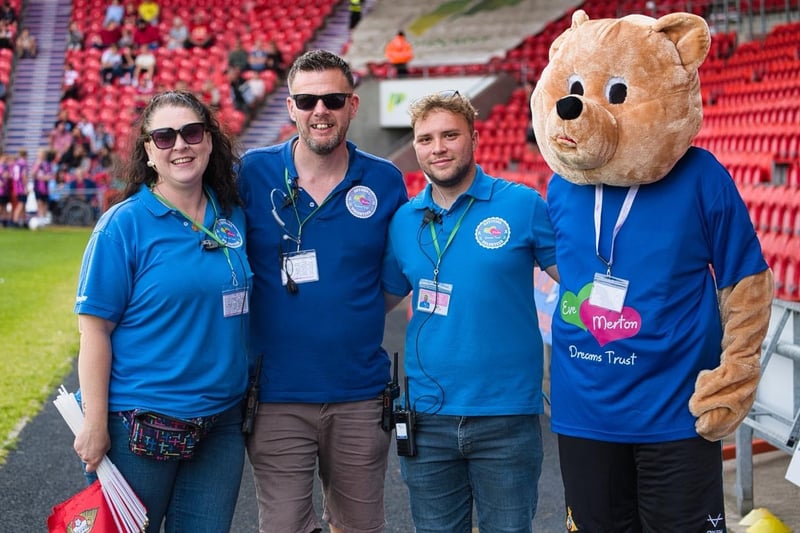 The game raises money for the Eve Merton Dreams Trust.