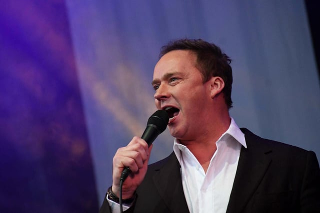 Russell Watson when he performed at Wild Live night at Yorkshire Wildlife Park
