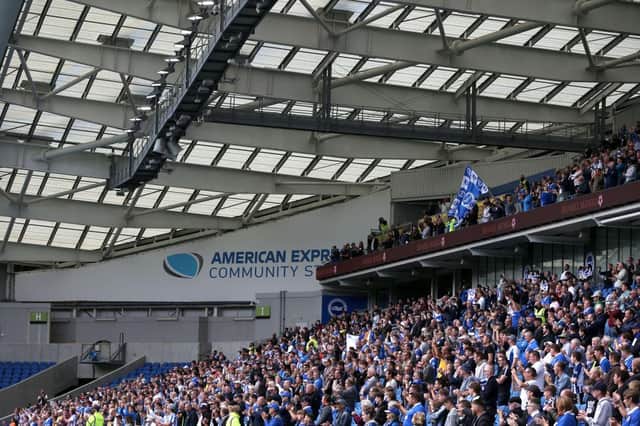 There may not be fans cheering on Brighton for the foreseeable future. Picture: Getty
