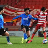 Reece James lines up his second goal against Swindon. Picture: Howard Roe/AHPIX