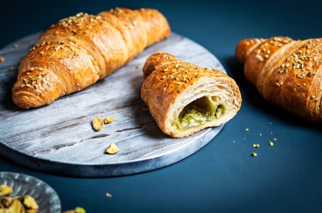 Bakery Boom: Asda launches NEW Pistachio Filled Croissant as pastry purchases soar.