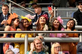 Ladies Day at the St Leger meeting at Doncaster Racecourse. Picture taken by Yorkshire Post photographer Simon Hulme