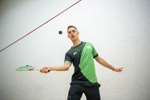 New Zealander Joel Arscott is club pro and one of the players for Doncaster Squash Club (Picture: Tony Johnson)