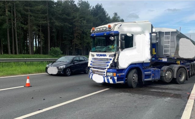 The collision on the M180