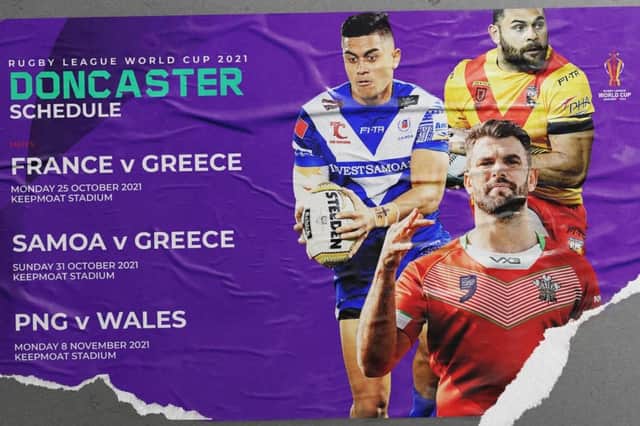 Doncaster's schedule for RLWC2021