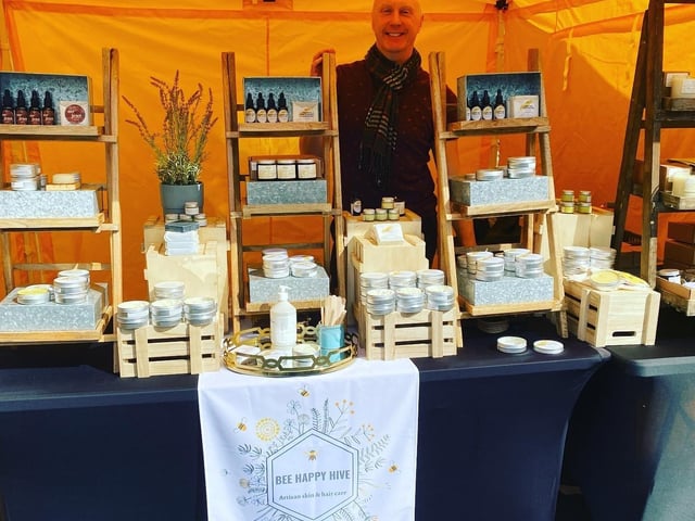The Bee Happy Hive stall